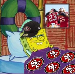 SpongeBob 49ers Meme Template