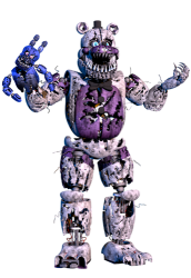 Nightmare Funtime Freddy And Bonbon Meme Template