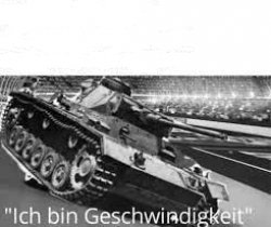 Ich bin Geschwindigkeit! Meme Template