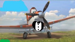Tuxedo Dusty Crophopper Meme Template