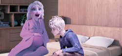 Pregnant Elsa Meme Template
