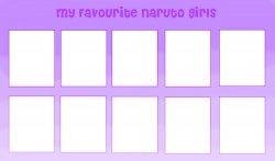 my favorite naruto girls Meme Template