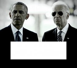Obama Biden black and white Meme Template