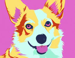cute corgie Meme Template