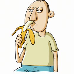 a man eating a banana Meme Template