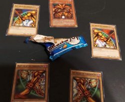 Exodia Halloween Candy Meme Template