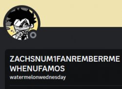 ZACHSNUM1FANREMBERRMEWHENUFAMOS on Discord Meme Template