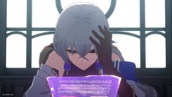 Bronya thinking Meme Template