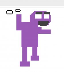 scared purple guy Meme Template