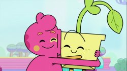 Bean and Cosa hugging Meme Template