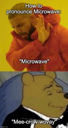 microwave Meme Template