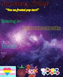 Strawberry_Prince Announcement v1 Meme Template