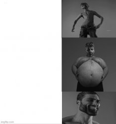 Giga chad Meme Template