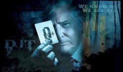 Q+ Trump Card Meme Template