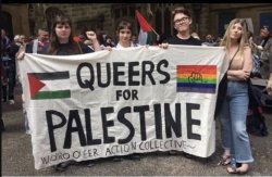 queers for Palestine Meme Template