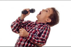 a kid singing Meme Template