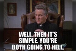 Both going to Hell Meme Template