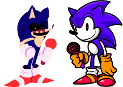 Sonic.EXE And Needlem0use Swap Meme Template
