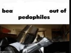 Bea out of pedophiles Meme Template