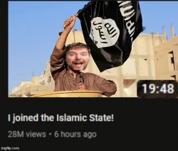 MrBeast joined the Islamic State Meme Template