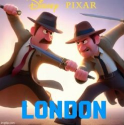 Disney Pixar London Meme Template