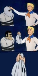 Scooby do unmask 3 - mask vs reality Meme Template
