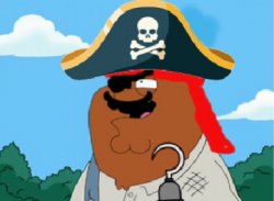 Black Peter Griffin as a Pirate Meme Template