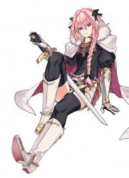 Astolfo Meme Template