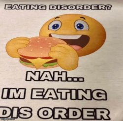 Nah I'm eating dis order Meme Template
