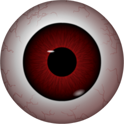 Evilness Eye Red Meme Template