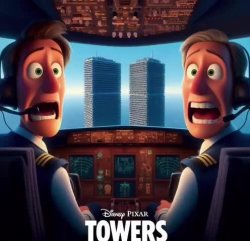 Disney Pixar towers Meme Template