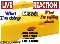 i_ate_a_cheese announcement template NEW Meme Template