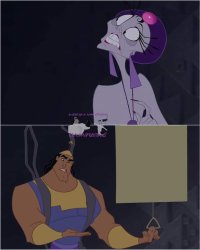 Yzma and Kronk with Map Meme Template