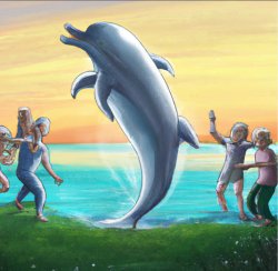 Happy dolphin Meme Template
