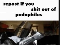 Repost if you shit out pedophiles Meme Template