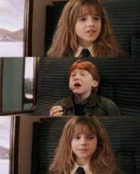 Ron and Hermione Meme Template