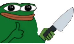 Pepe  knife Meme Template