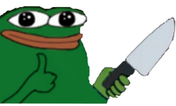 Pepe  knife Meme Template