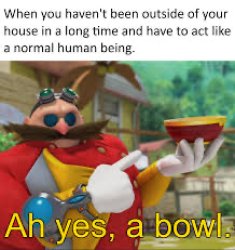 Ah yes a bowl Meme Template