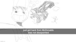 McDonald’s (drawn by lonleychickennugget) Meme Template