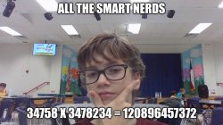 Smart nerds Meme Template