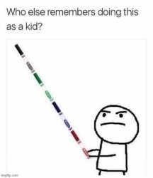 Marker lightsaber Meme Template