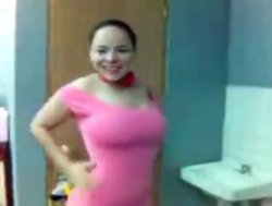 Jessica la sucia blusa rosa mano en la cintura Meme Template