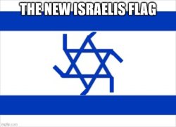 New Israel flag Meme Template