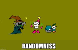 Randomness (drawn by Fc_spooky_fun) Meme Template