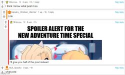 Spoilers adventure time Meme Template