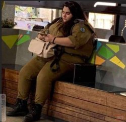 Hummus-Hamas eating IDF woman Meme Template