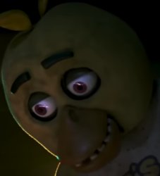 chica oops face Meme Template