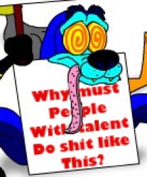 Ripper Roo and person's wasted talent Meme Template