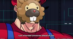 Bidoof I am 4 parallel universes as head of you Meme Template